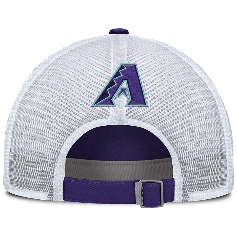 Unisex Nike Purple/White Arizona Diamondbacks 2025 City Connect Club Trucker Adjustable Hat