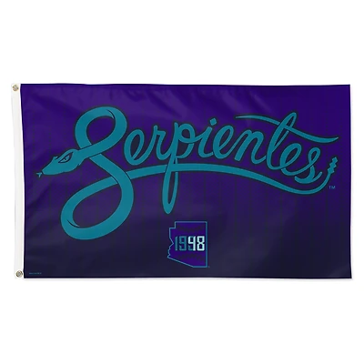 Drapeau de luxe simple face WinCraft Arizona Diamondbacks 2025 City Connect 3' x 5'