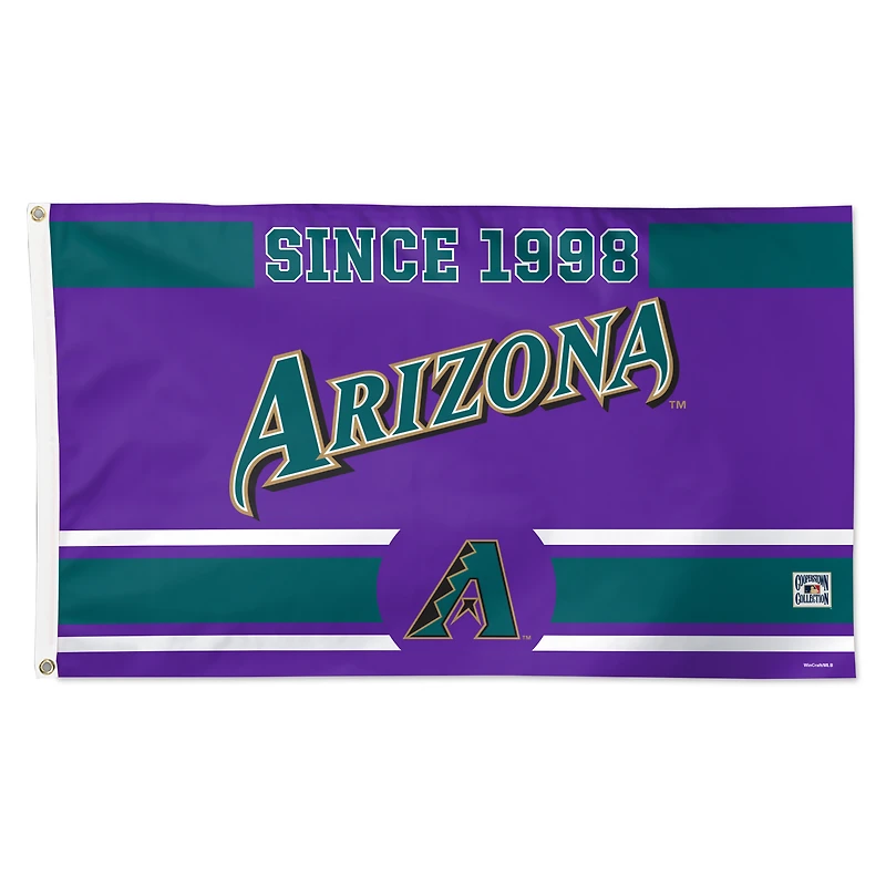 Drapeau de luxe WinCraft Arizona Diamondbacks 3 pi x 5 pi à une face pour franchise.