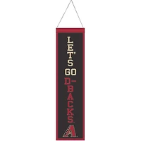 WinCraft Arizona Diamondbacks 8" x 32" Bannière en laine avec slogan