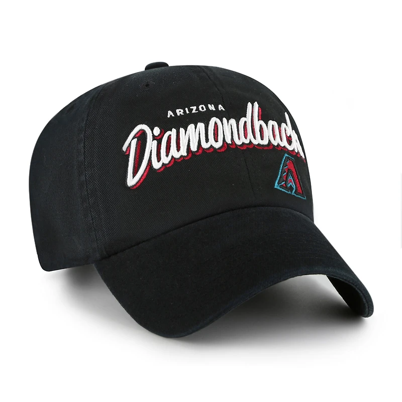 Casquette ajustable Ariana Clean Up noire 47 des Diamondbacks de l'Arizona pour femme