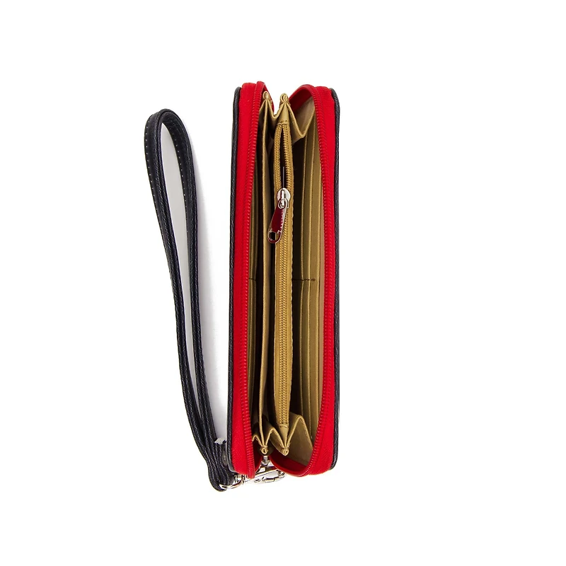Portefeuille zippé à poignet Arizona Diamondbacks pour femme