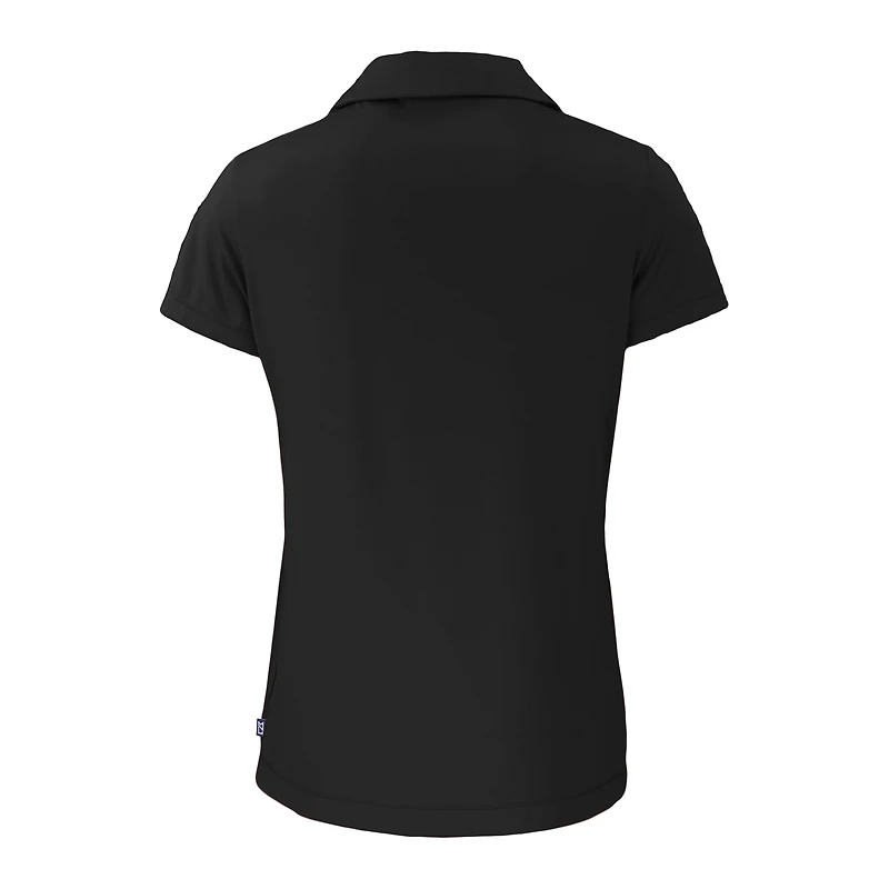 Women's Cutter & Buck  Black Arizona Diamondbacks Daybreak Eco Recycled V-Neck Polo