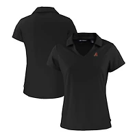 Women's Cutter & Buck  Black Arizona Diamondbacks Daybreak Eco Recycled V-Neck Polo