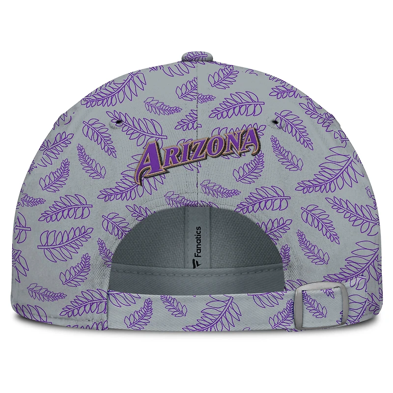 Women's Fanatics  Gray Arizona Diamondbacks Cooperstown Collection Shift Adjustable Hat