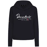 Sweat à capuche court noir Levelwear des Diamondbacks de l'Arizona, Accolade Sweet Express, pour femme