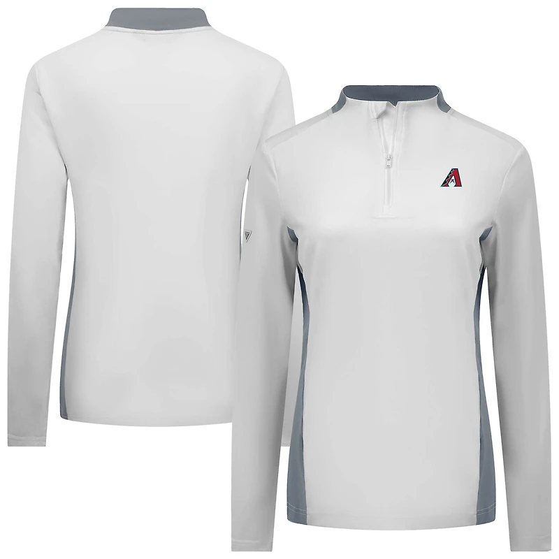 Haut à glissière quart de tour Moxie Insignia Core pour femme, blanc, Levelwear, Arizona Diamondbacks