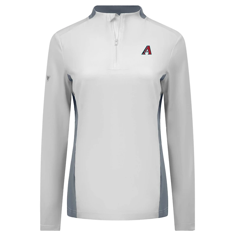 Haut à glissière quart de tour Moxie Insignia Core pour femme, blanc, Levelwear, Arizona Diamondbacks