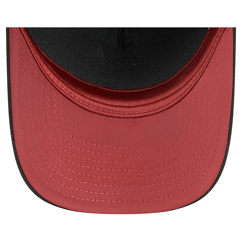 Casquette ajustable New Era noire Arizona Diamondbacks Metallic A-Frame 9FORTY pour femme