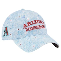 Women's New Era  Light Blue Arizona Diamondbacks Daisy All Over 9TWENTY Adjustable Hat