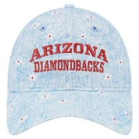 Women's New Era  Light Blue Arizona Diamondbacks Daisy All Over 9TWENTY Adjustable Hat