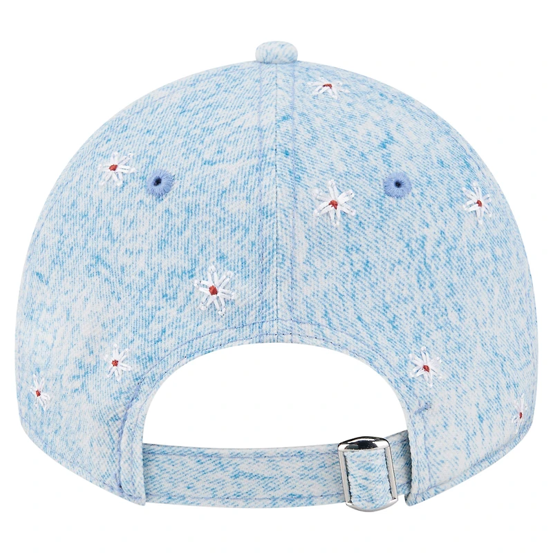 Women's New Era Light Blue Arizona Diamondbacks Daisy All Over 9TWENTY Adjustable Hat