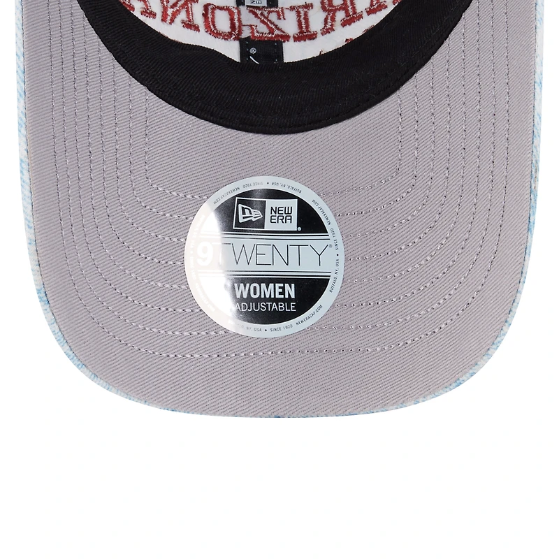 Women's New Era Light Blue Arizona Diamondbacks Daisy All Over 9TWENTY Adjustable Hat