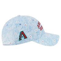 Women's New Era  Light Blue Arizona Diamondbacks Daisy All Over 9TWENTY Adjustable Hat