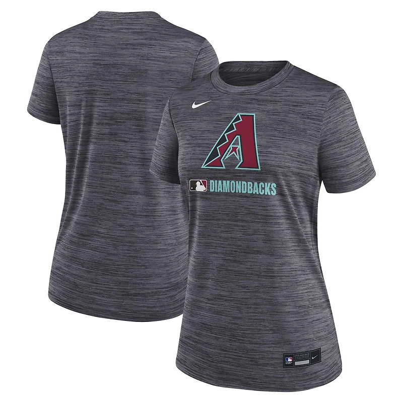 Women's Nike  Black Arizona Diamondbacks Authentic Collection Velocity Dri-FIT T-Shirt