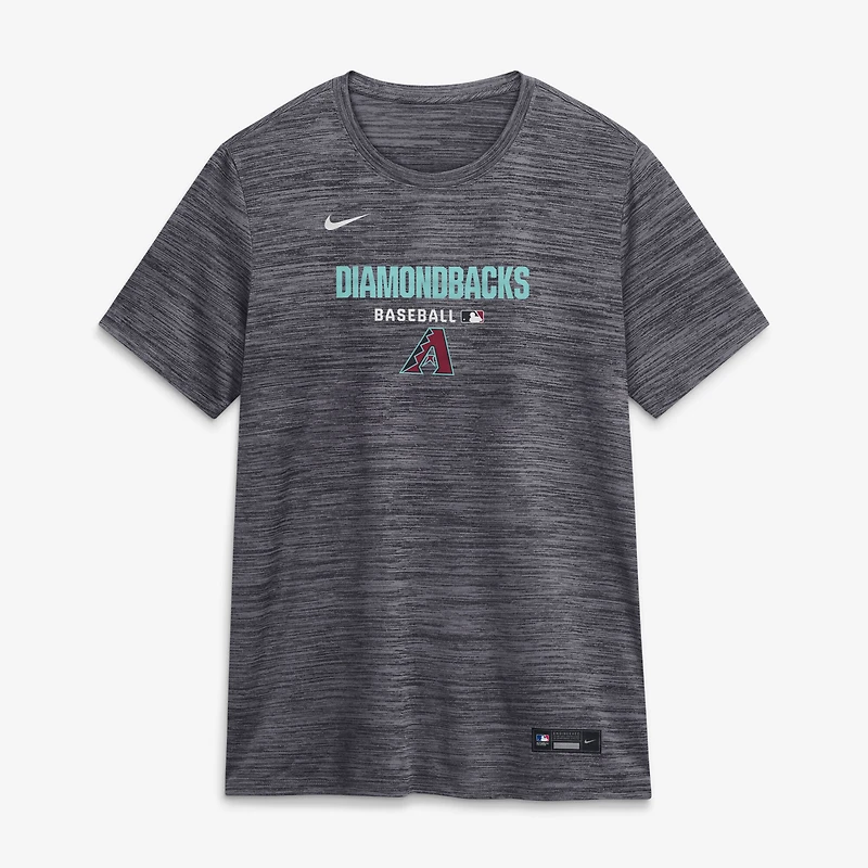 Women's Nike Black Arizona Diamondbacks Authentic Collection Velocity Dri-FIT T-Shirt