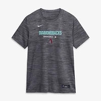 Women's Nike Black Arizona Diamondbacks Authentic Collection Velocity Dri-FIT T-Shirt