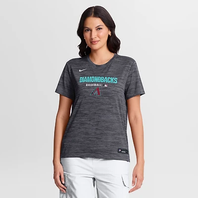 Women's Nike Black Arizona Diamondbacks Authentic Collection Velocity Dri-FIT T-Shirt