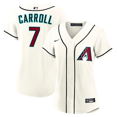 Maillot Nike Corbin Carroll crème pour femme, réplique domicile des Diamondbacks de l'Arizona