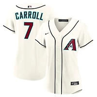 Maillot Nike Corbin Carroll crème pour femme, réplique domicile des Diamondbacks de l'Arizona