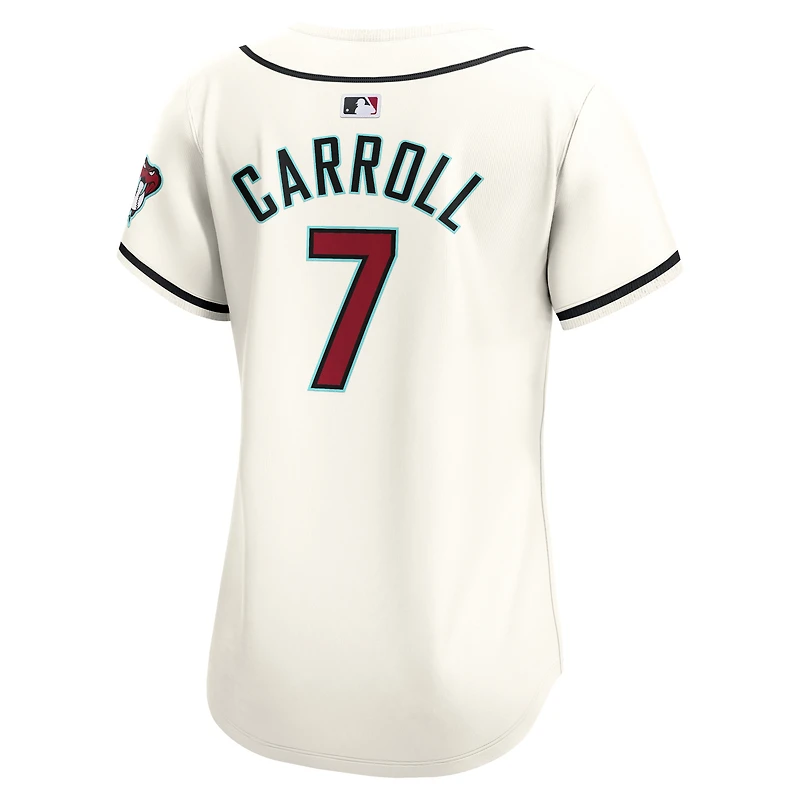 Maillot de joueur Nike Corbin Carroll pour femme, blanc, Arizona Diamondbacks Home Limited Player