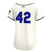 Maillot Nike crème pour femme Arizona Diamondbacks Domicile 2025 Jackie Robinson Day Limited