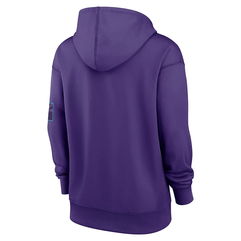 Sweat à capuche Nike violet Arizona Diamondbacks 2025 City Connect Authentic Collection Therma pour femme