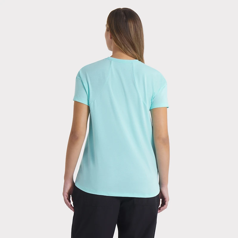 T-shirt Nike bleu sarcelle pour femme City Connect 2025 des Diamondbacks de l'Arizona, fluide et tendance, en tri-mélange Dri-FIT
