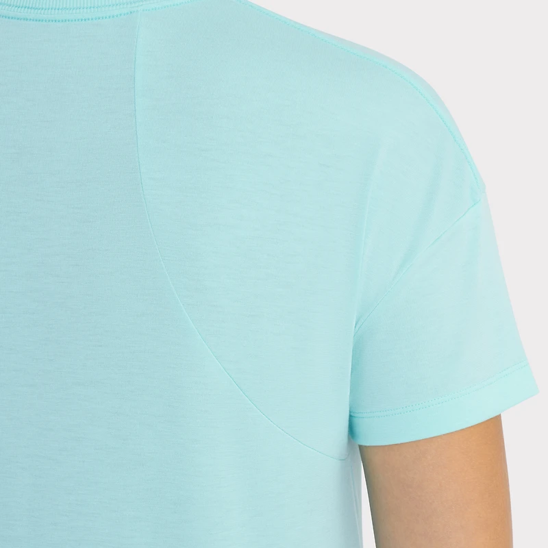 T-shirt Nike bleu sarcelle pour femme City Connect 2025 des Diamondbacks de l'Arizona, fluide et tendance, en tri-mélange Dri-FIT