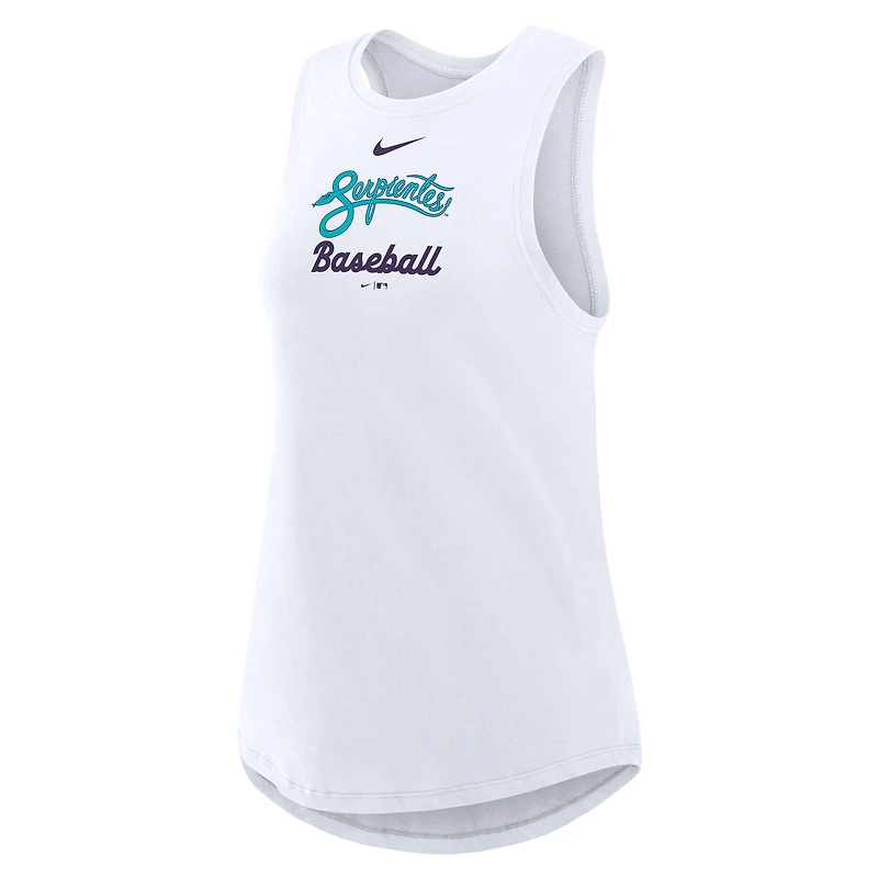 Women's Nike White Arizona Diamondbacks City Connect Tricode High Neck Dri-FIT Tank Top