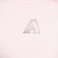 Débardeur côtelé rose clair Starter pour femme, Arizona Diamondbacks Pastels