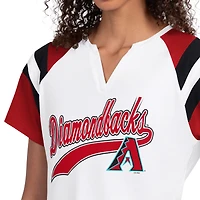 Women's Starter  White Arizona Diamondbacks Game On Notch Neck Raglan T-Shirt