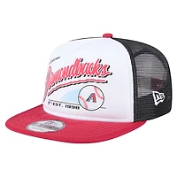 Casquette Snapback rétro 9FIFTY blanche New Era pour jeunes des Diamondbacks de l'Arizona
