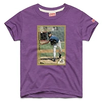 T-shirt tri-blend violet Arizona Diamondbacks Randy Johnson, hommage aux jeunes