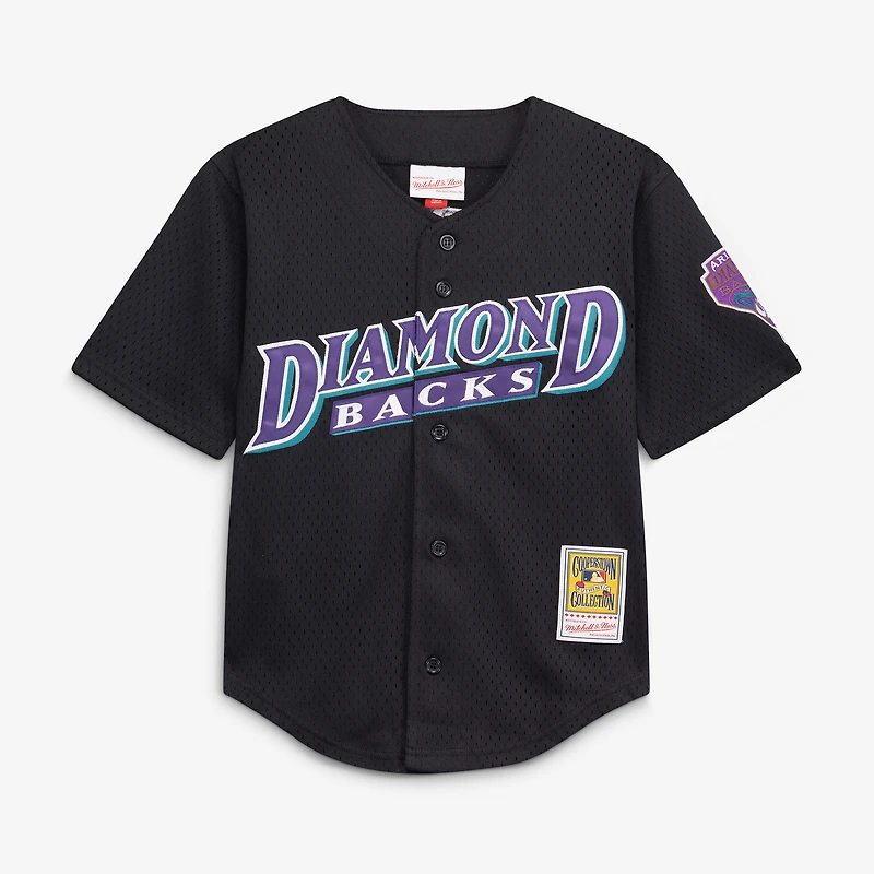 Youth Mitchell & Ness Randy Johnson Black Arizona Diamondbacks Cooperstown Collection Mesh Batting Practice Jersey