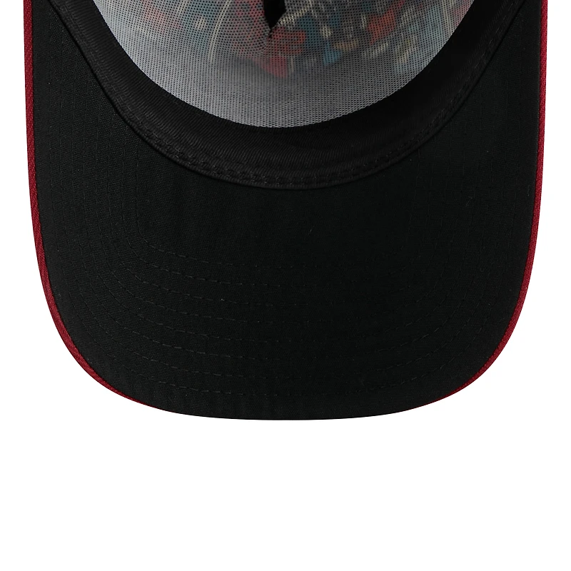 Casquette ajustable New Era 9FORTY noire/rouge pour jeunes Arizona Diamondbacks 2025 MLB Players' Weekend