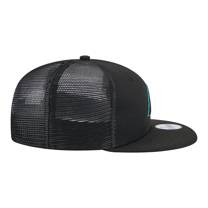 Casquette trucker snapback New Era 9FIFTY noire pour jeunes, Arizona Diamondbacks