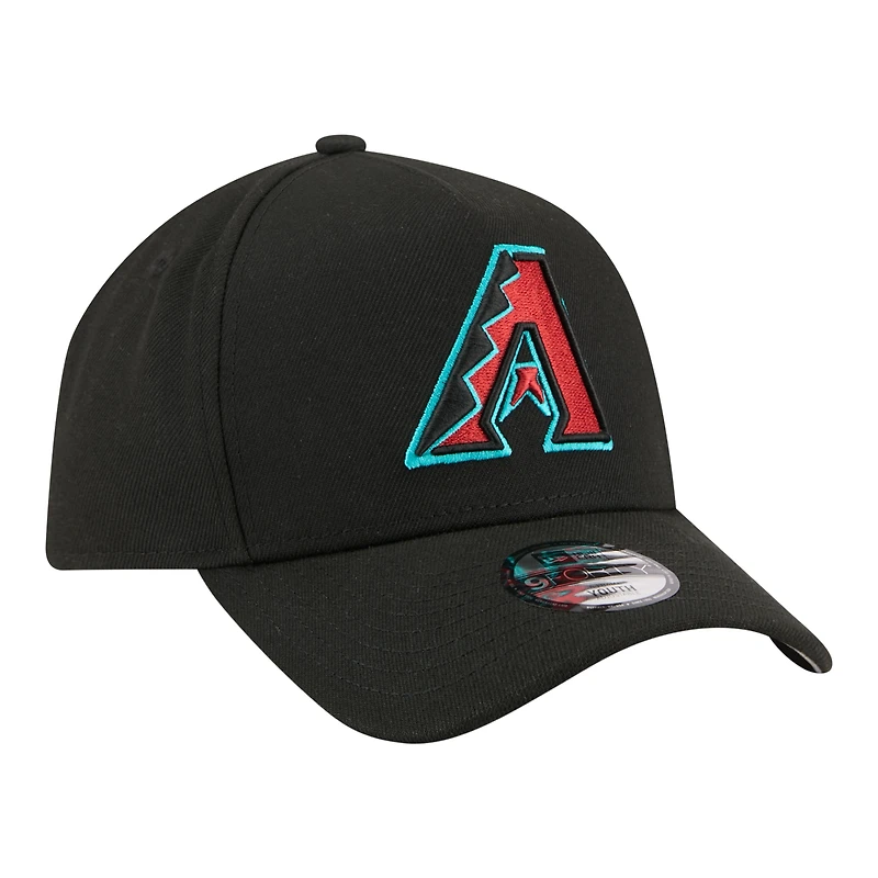 Youth New Era Black Arizona Diamondbacks 9FORTY A-Frame Adjustable Hat