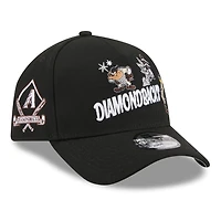 Youth New Era Black Arizona Diamondbacks Looney Tunes A-Frame 9FORTY Adjustable Hat