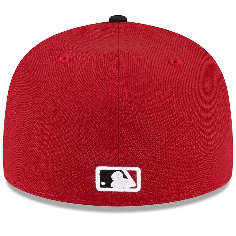 Youth New Era Red/Black Arizona Diamondbacks Home Authentic Collection On-Field 59FIFTY Fitted Hat