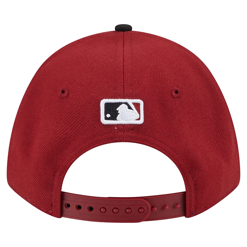 Casquette ajustable 9FORTY réplique de joueur des Diamondbacks de l'Arizona pour jeunes New Era rouge