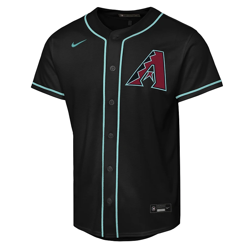 Maillot réplique alternatif noir Nike Corbin Carroll pour jeunes des Arizona Diamondbacks
