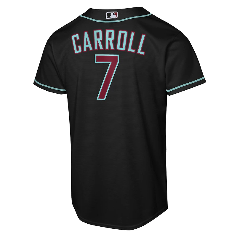 Youth Nike Corbin Carroll Black Arizona Diamondbacks Alternate Replica Jersey