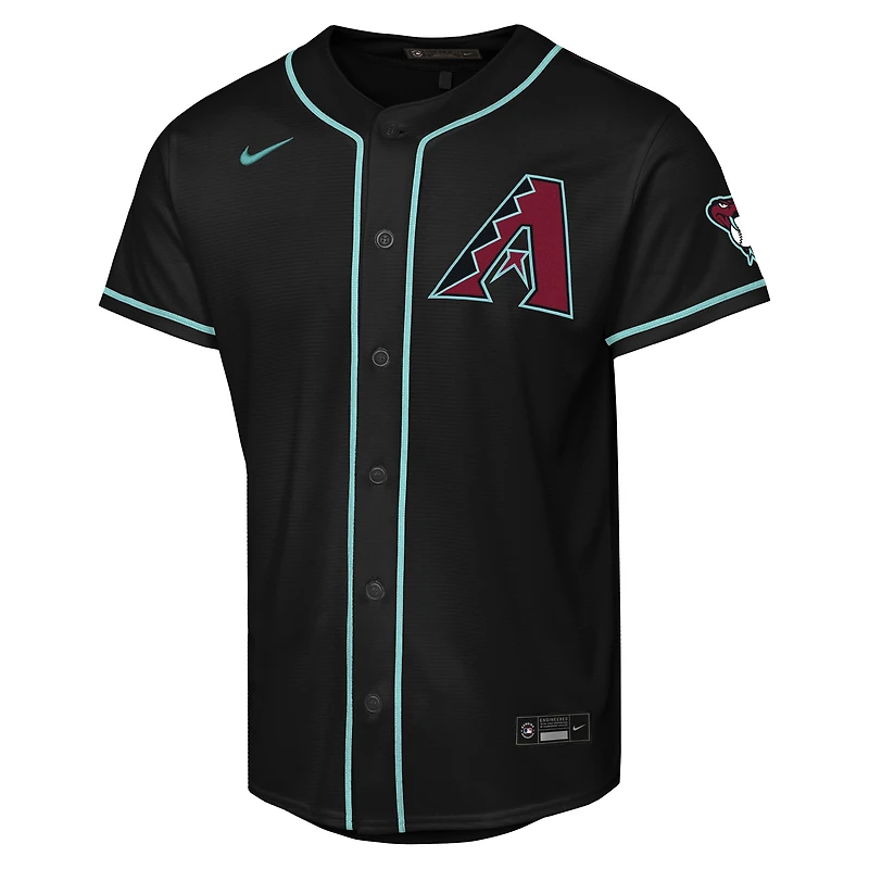 Maillot de stade alternatif noir Nike Corbin Carroll pour jeunes des Arizona Diamondbacks