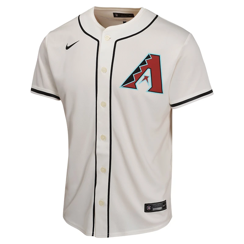 Maillot de joueur match à domicile Nike Corbin Carroll pour jeunes des Diamondbacks l'Arizona, blanc