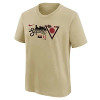 Youth Nike Cream Arizona Diamondbacks 2023 City Connect Team T-Shirt