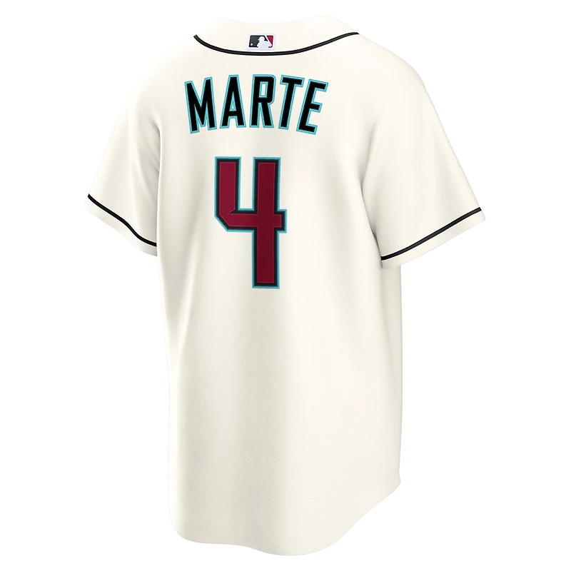Youth Nike Ketel Marte Cream Arizona Diamondbacks Home Replica Jersey
