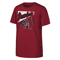 Youth Outerstuff  Red Arizona Diamondbacks Prime Plate T-Shirt