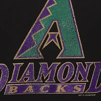 T-shirt noir de la collection Cooperstown des Diamondbacks l'Arizona, doux comme un raisin, pour jeunes