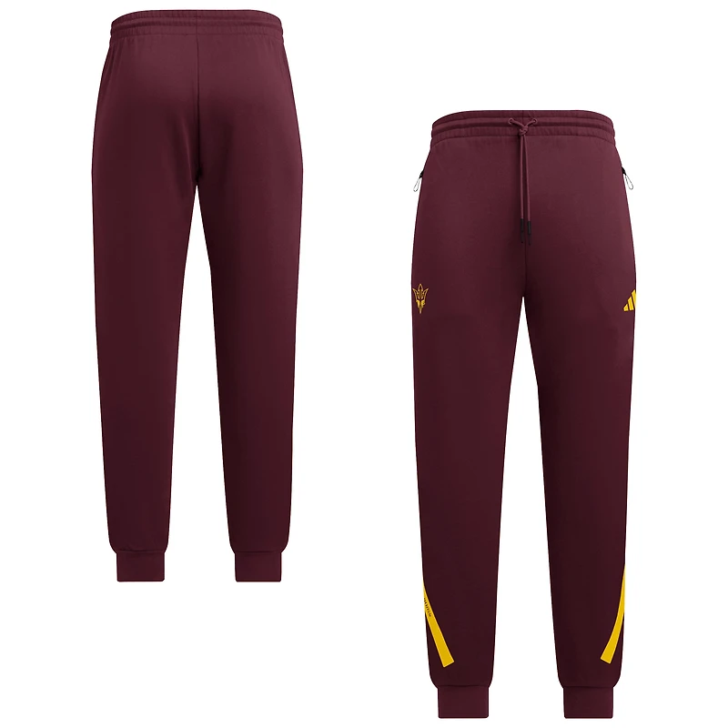 Pantalon adidas Z.N.E. bordeaux Arizona State Sun Devils